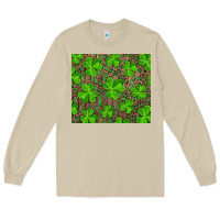 Mushroom shamrock and leopard Long Sleeve Tee - RanaPortraitStore