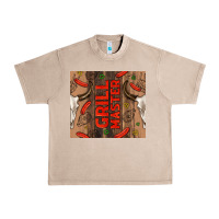 French Oak grill master with bull skull Urban Heavy Tee - TumblerDesignByShophia
