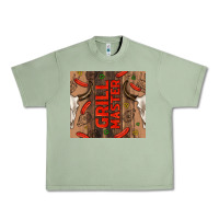Oil Green grill master with bull skull Urban Heavy Tee - TumblerDesignByShophia