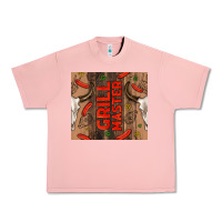 Salmon grill master with bull skull Urban Heavy Tee - TumblerDesignByShophia