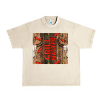 Sandshell grill master with bull skull Urban Heavy Tee - TumblerDesignByShophia