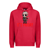 Cardinal Funny Friday 13th Funny Halloween Horror Premium Hoodie - lanVoArt