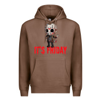 Chestnut Funny Friday 13th Funny Halloween Horror Premium Hoodie - lanVoArt