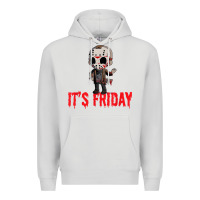 Dove Grey Funny Friday 13th Funny Halloween Horror Premium Hoodie - lanVoArt