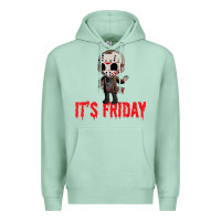 Seafoam Funny Friday 13th Funny Halloween Horror Premium Hoodie - lanVoArt