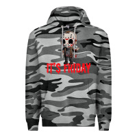 Slate Camo Funny Friday 13th Funny Halloween Horror Premium Hoodie - lanVoArt