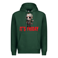 Sports Green Funny Friday 13th Funny Halloween Horror Premium Hoodie - lanVoArt