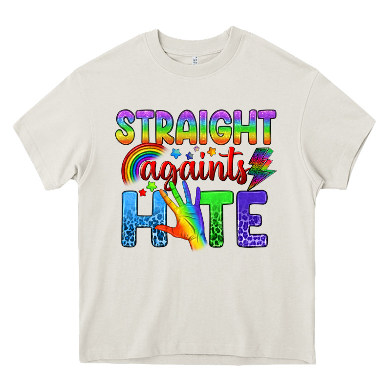 Straight Againts Hate Heavy Core Tee by BundleAndBundleShop | Teevron
