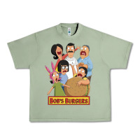 Oil Green bobs family portrait Urban Heavy Tee - lanVoArt