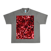 Tornado red glitter party sequins Urban Heavy Tee - lanVoArt
