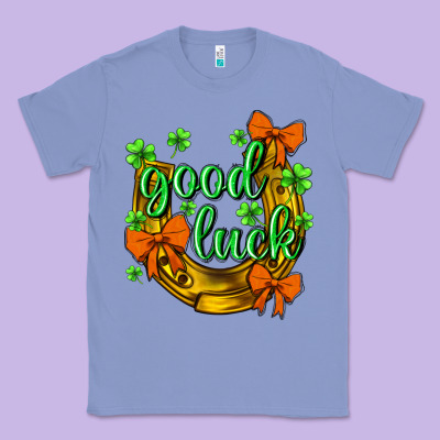 St.patricks Good Luck Classic Tee Designed By Nancycooperartshop