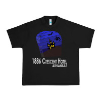 Black 1886 Crescent Hotel Eureka Springs Arkansas USA Halloween Haunted Bat  Urban Heavy Tee - lanVoArt