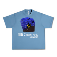 Pebble Blue 1886 Crescent Hotel Eureka Springs Arkansas USA Halloween Haunted Bat  Urban Heavy Tee - lanVoArt