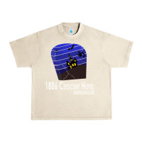 Sandshell 1886 Crescent Hotel Eureka Springs Arkansas USA Halloween Haunted Bat  Urban Heavy Tee - lanVoArt