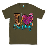 Army Green i love crafting Classic Tee - RanaPortraitStore