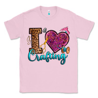 Bubblegum Pink i love crafting Classic Tee - RanaPortraitStore