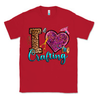 Red i love crafting Classic Tee - RanaPortraitStore