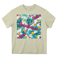 Mossy Hairdresser Scissor And Stars With Glitter Seamless Pattern Bbs Heavy Core Tee - BundleAndBundleShop
