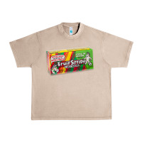 French Oak old school fruit stripe gum Urban Heavy Tee - lanVoArt