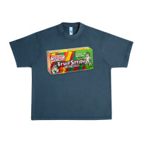 Midnight Navy old school fruit stripe gum Urban Heavy Tee - lanVoArt