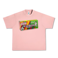 Salmon old school fruit stripe gum Urban Heavy Tee - lanVoArt