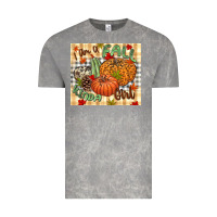 Cloud Rock I am a Fall kinda girl pumpkin Fall Vintage Tee - NancyCooperArtShop
