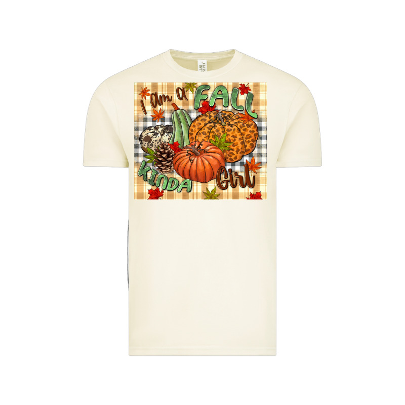I Am A Fall Kinda Girl Pumpkin Fall Vintage Tee by NancyCooperArtShop | Teevron