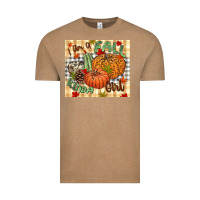 Vintage Coffee I am a Fall kinda girl pumpkin Fall Vintage Tee - NancyCooperArtShop