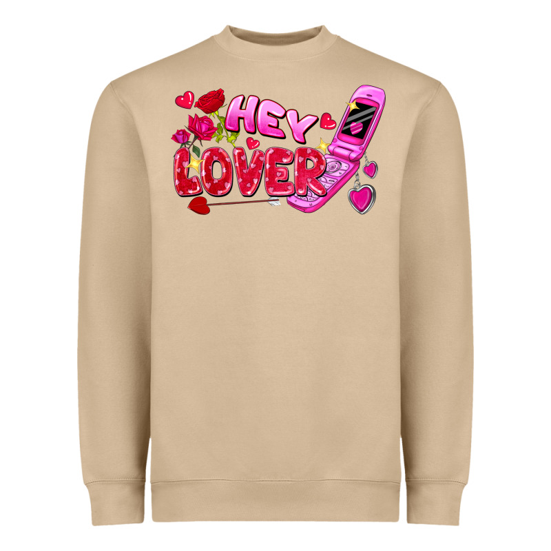 Hey Lover Flip Phone Heavyweight Sweatshirt by FaDigitalArtStudio | Teevron
