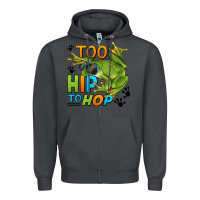 Smoke too hip to hop frog Zipper Hoodie - LillyAllenDesigns