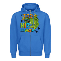True Royal too hip to hop frog Zipper Hoodie - LillyAllenDesigns