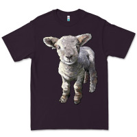 Plum southdown baby sheep Premium Tee - LillyAllenDesigns