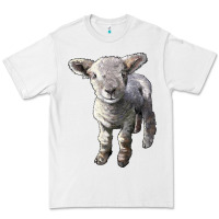 White southdown baby sheep Premium Tee - LillyAllenDesigns