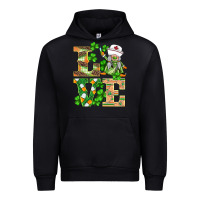Black st.patricks nurse love gnomies Urban Hoodie - BarkalooDesign