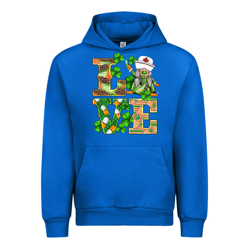 St.patricks Nurse Love Gnomies Urban Hoodie by BarkalooDesign | Teevron