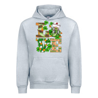 Heather Grey st.patricks nurse love gnomies Urban Hoodie - BarkalooDesign