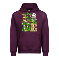 Mauve Wine st.patricks nurse love gnomies Urban Hoodie - BarkalooDesign