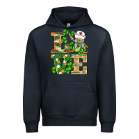 Navy st.patricks nurse love gnomies Urban Hoodie - BarkalooDesign