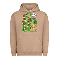 Pigment Burro st.patricks nurse love gnomies Urban Hoodie - BarkalooDesign