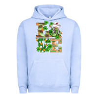 Pigment Grape Ice st.patricks nurse love gnomies Urban Hoodie - BarkalooDesign