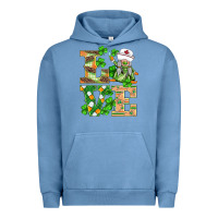 Pigment Pebble Blue st.patricks nurse love gnomies Urban Hoodie - BarkalooDesign