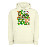 Pigment Pistachio st.patricks nurse love gnomies Urban Hoodie - BarkalooDesign