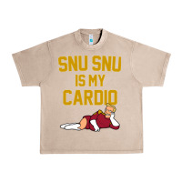 French Oak Futurama Snu Snu Is My Cardio GIFT Urban Heavy Tee - lanVoArt