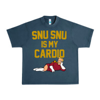 Midnight Navy Futurama Snu Snu Is My Cardio GIFT Urban Heavy Tee - lanVoArt