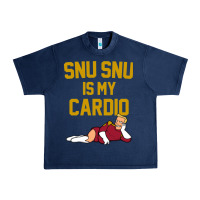 Navy Futurama Snu Snu Is My Cardio GIFT Urban Heavy Tee - lanVoArt
