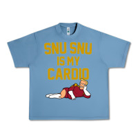 Pebble Blue Futurama Snu Snu Is My Cardio GIFT Urban Heavy Tee - lanVoArt
