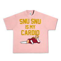 Salmon Futurama Snu Snu Is My Cardio GIFT Urban Heavy Tee - lanVoArt