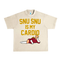 Sandshell Futurama Snu Snu Is My Cardio GIFT Urban Heavy Tee - lanVoArt