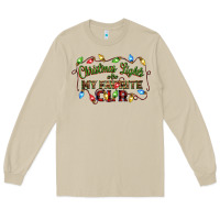 Mushroom christmas lights are my favorite color Long Sleeve Tee - CowGirlArtShop