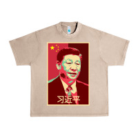 French Oak chairman xi jinping chinese communist party president china patriotic Urban Heavy Tee - lanVoArt